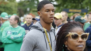 2020 WR Chase Lloyd Sees Notre Dame, Meets Del Alexander