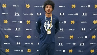 2020 WR Taji Johnson Loves Everything About Notre Dame