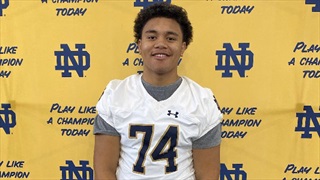 2023 OL Sean Na'a Impressed With Early Look At Notre Dame