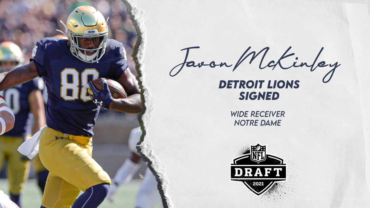 2021 NFL Draft, WR Javon McKinley Signs with Detroit