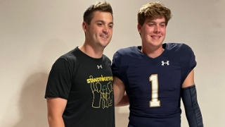Rees "Excited As Heck" About 2022 Notre Dame QB Signee Steve Angeli