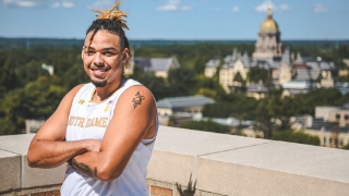 2022 Notre Dame Hoops Commit Dom Campbell Returns To Campus
