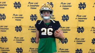 2022 ATH Albert Kunickis Loves Visit to Notre Dame & Time with Lance Taylor