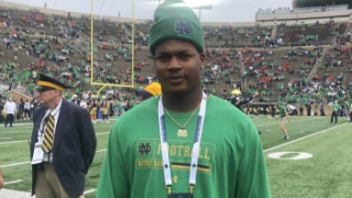 2024 DL Caleb Mitchell Recaps Notre Dame Stop