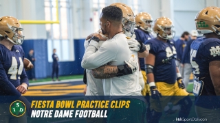 Video | Notre Dame Football Fiesta Bowl Practice Clips 12.12