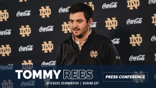 Video | Notre Dame OC Tommy Rees on Marcus Freeman, Tobias Merriweather & Eli Raridon
