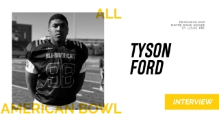 Video | Tyson Ford on All-American Bowl, Notre Dame & Marcus Freeman