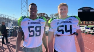 East OL Coach Sees Big Futures For Aamil Wagner & Ashton Craig At Notre Dame