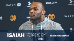 Video | Isaiah Foskey Wants to Win a National Title at Notre Dame