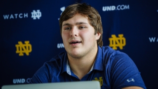 OL Billy Schrauth Couldn't Be Happier at Notre Dame