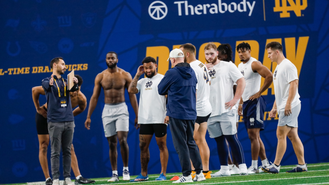 Notre Dame Pro Day Final Measurements and Testing Numbers Irish
