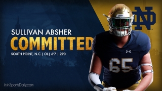 BREAKING | Sullivan Absher Commits To Notre Dame