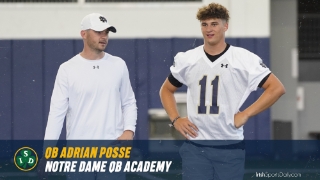 Video | 2024 QB Adrian Posse at Notre Dame QB Academy