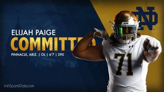BREAKING | 2023 OL Elijah Page Commits To Notre Dame