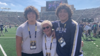 2024 OL Twins Blown Away By Notre Dame Experience