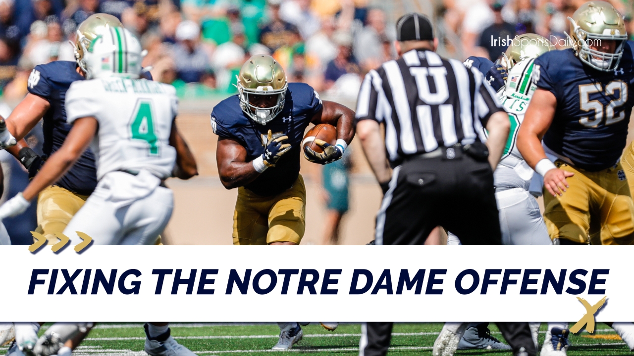 Video How Notre Dame Can Improve On Offense Irish Sports Daily