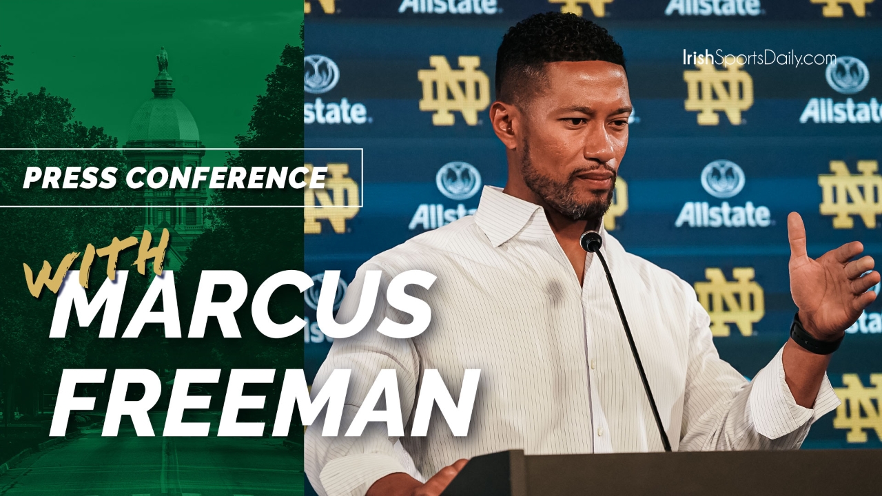 Video | Notre Dame HC Marcus Freeman On Xavier Watts, Safety Health ...