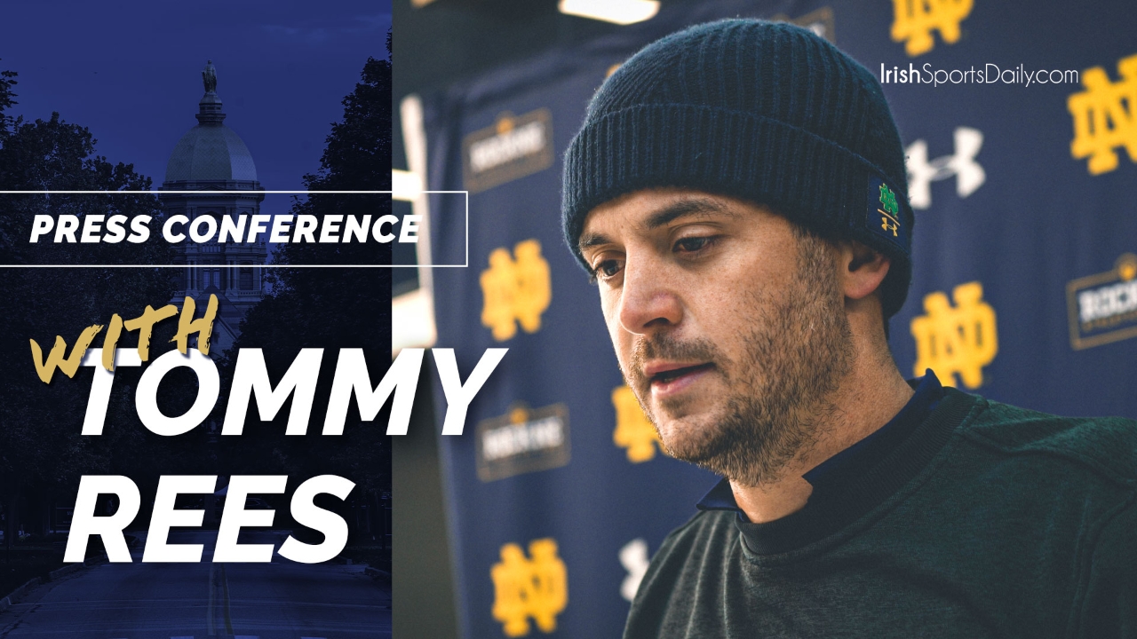 Video | Notre Dame OC Tommy Rees on RPO Game, Backside Dig & Navy ...