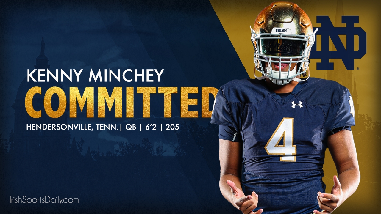 BREAKING 2023 QB Kenny Minchey Commits To Notre Dame Irish Sports Daily