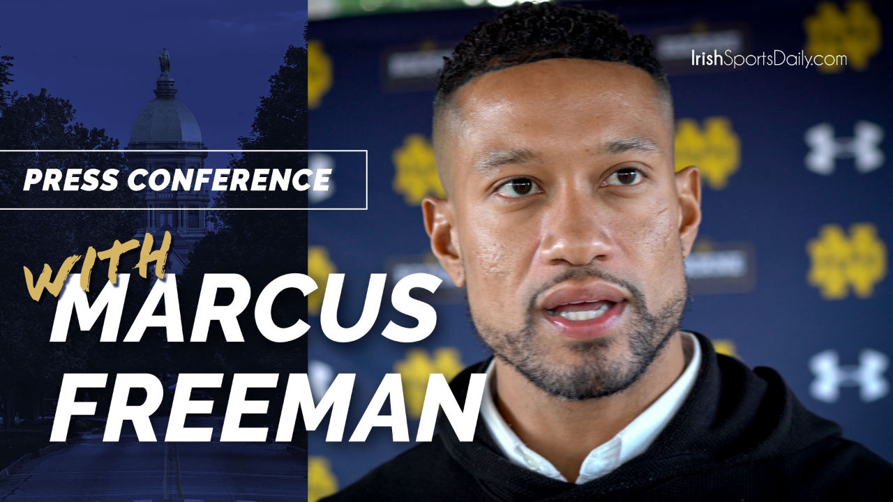 Video | Notre Dame HC Marcus Freeman Pre-Practice 12.26 | Irish Sports ...