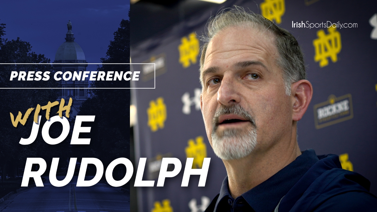 Video OL Coach Joe Rudolph on Notre Dame Decision, OL Impressions