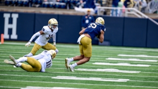 Notre Dame TE Holden Staes Ready to  “Play as Fast as Possible, Execute"