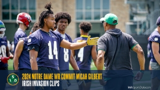Video | 2024 Notre Dame WR Commit Micah Gilbert Irish Invasion Clips