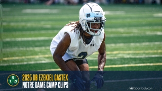 Video | 2025 ATH Ezekiel Castex Notre Dame Camp Clips