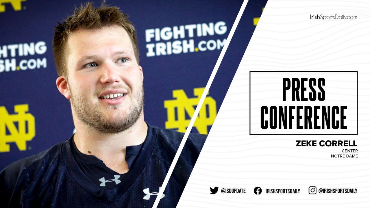 Video | Zeke Correll on Joe Rudolph, Notre Dame Guard Battle, Green ...