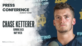 Video | Chase Ketterer on Scout Team Role, Notre Dame Experience, Enjoying Getting Hit