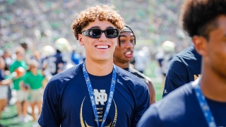 WR Commit Logan Saldate Gets First Look At Notre Dame