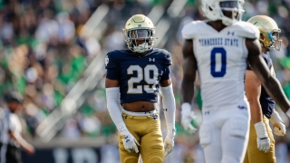 Al Golden's Red Zone Defense Improved & Notre Dame's Youth Flashing