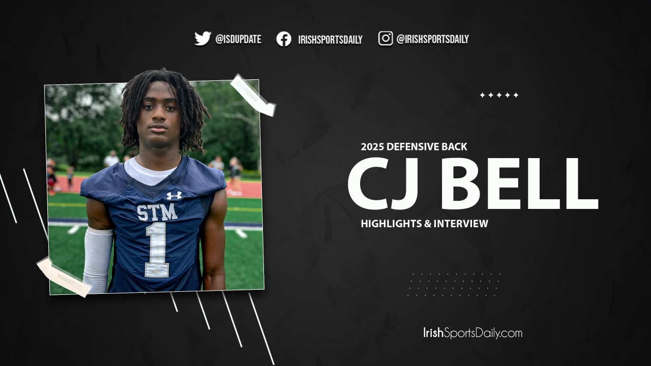 Highlights & Interview 2025 Notre Dame CB Target CJ Bell Irish