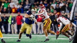 TE Mitchell Evans Focused on Leading Notre Dame Offense