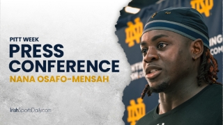 Video | DE Nana Osafo-Mensah on Notre Dame’s Bye Week, Defensive Expectations