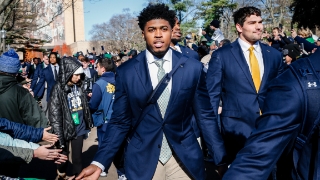 Notre Dame DL Aiden Gobaira and Tyson Ford Placed on Medical Scholarship