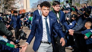 Jordan Faison Sticking to Plan & Thriving at Notre Dame