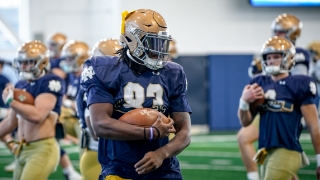 WR Jayden Thomas Taking on Leadership Role, Embracing New Changes at Notre Dame