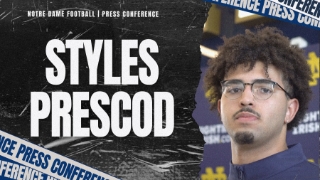 Video | OL Styles Prescod on Transition to College, Takeaways from Notre Dame Visits
