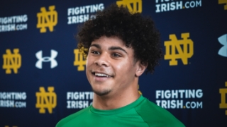 S Kennedy Urlacher Embracing Notre Dame Opportunity