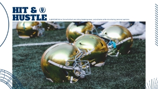 Hit & Hustle | ND's New Punter and Portal Updates