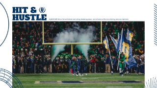 Hit & Hustle | Focus on the ND Offense to Start Spring Practice