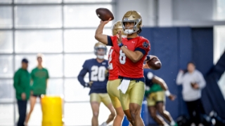 Spring Football Leading to Growth for Notre Dame QB Kenny Minchey