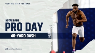 Video | Notre Dame Pro Day: 40-Yard Dash