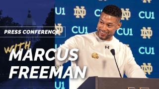 Video | Notre Dame HC Marcus Freeman on Riley Leonard, 11 Personnel, Early Enrollees