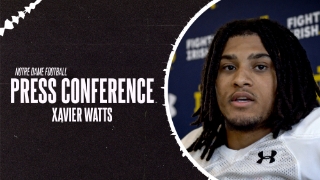Video | S Xavier Watts on Mindset, Returning to Notre Dame & Improving the Defense