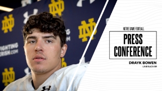 Video | LB Drayk Bowen on More Responsibility, Leadership & Notre Dame Spring Standouts