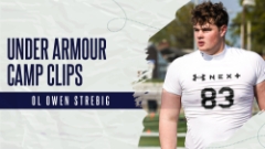 Video | Notre Dame OL Commit Owen Strebig Under Armour Camp Clips