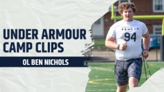 Video | 2026 Notre Dame OL Target Ben Nichols Under Armour Camp Clips