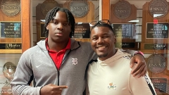 2025 RB Gets Visit from Deland McCullough